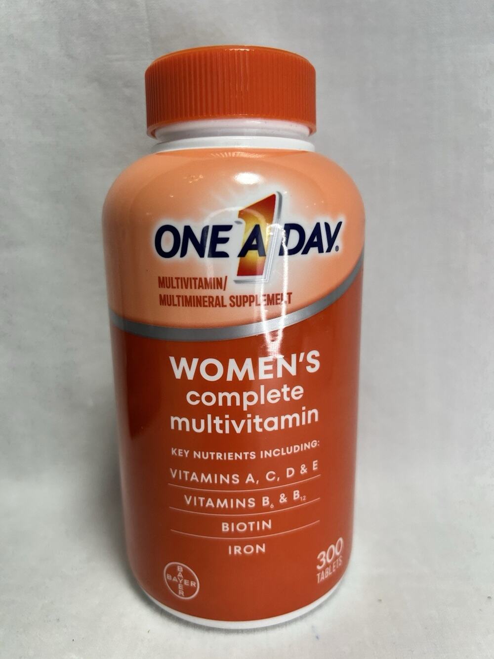 One A Day Women's Complete Multivitamin/Multimineral 300 Tablets EXP 2028/02